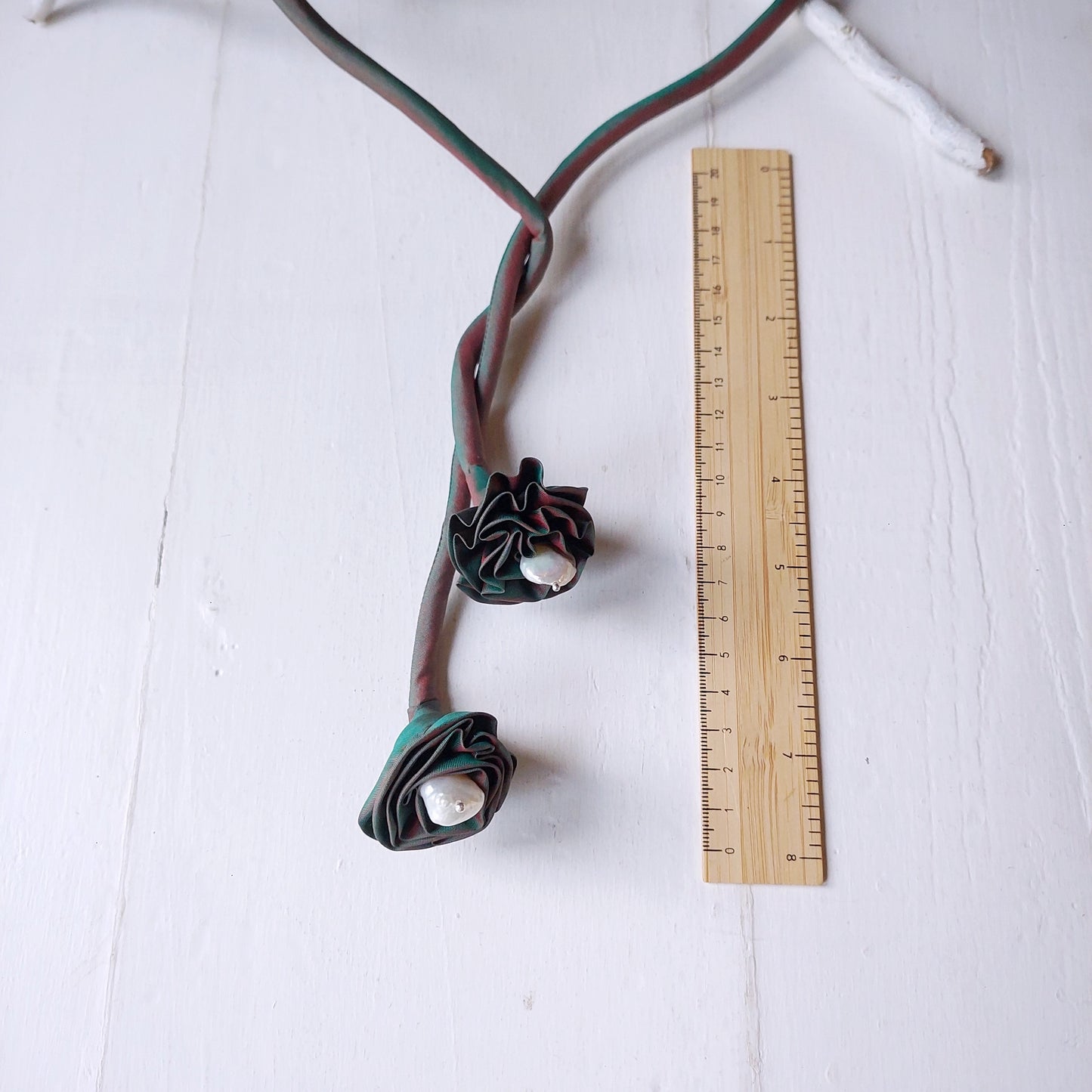 Collana donna La barocca seta e perle